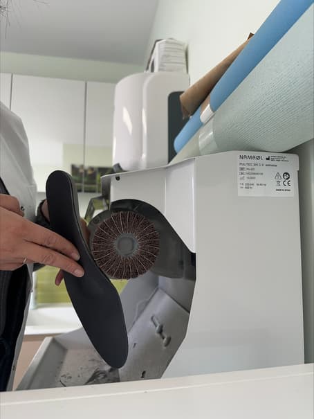 Elaboration de semelles orthopédiques